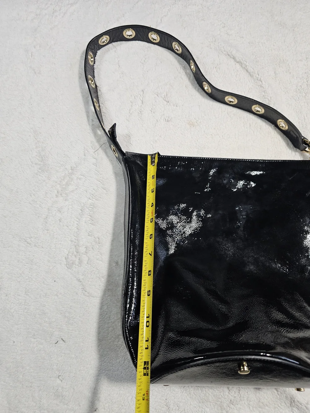 CLAUDIA FIRENZE of Italy Patent Bucket, Shoulder Bag.
